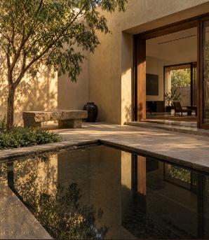The Courtyard House in Ahmedabad